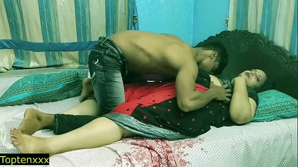 Indian teen boy fucking his sexy hot bhabhi secretly at home !! Best indian teen sex